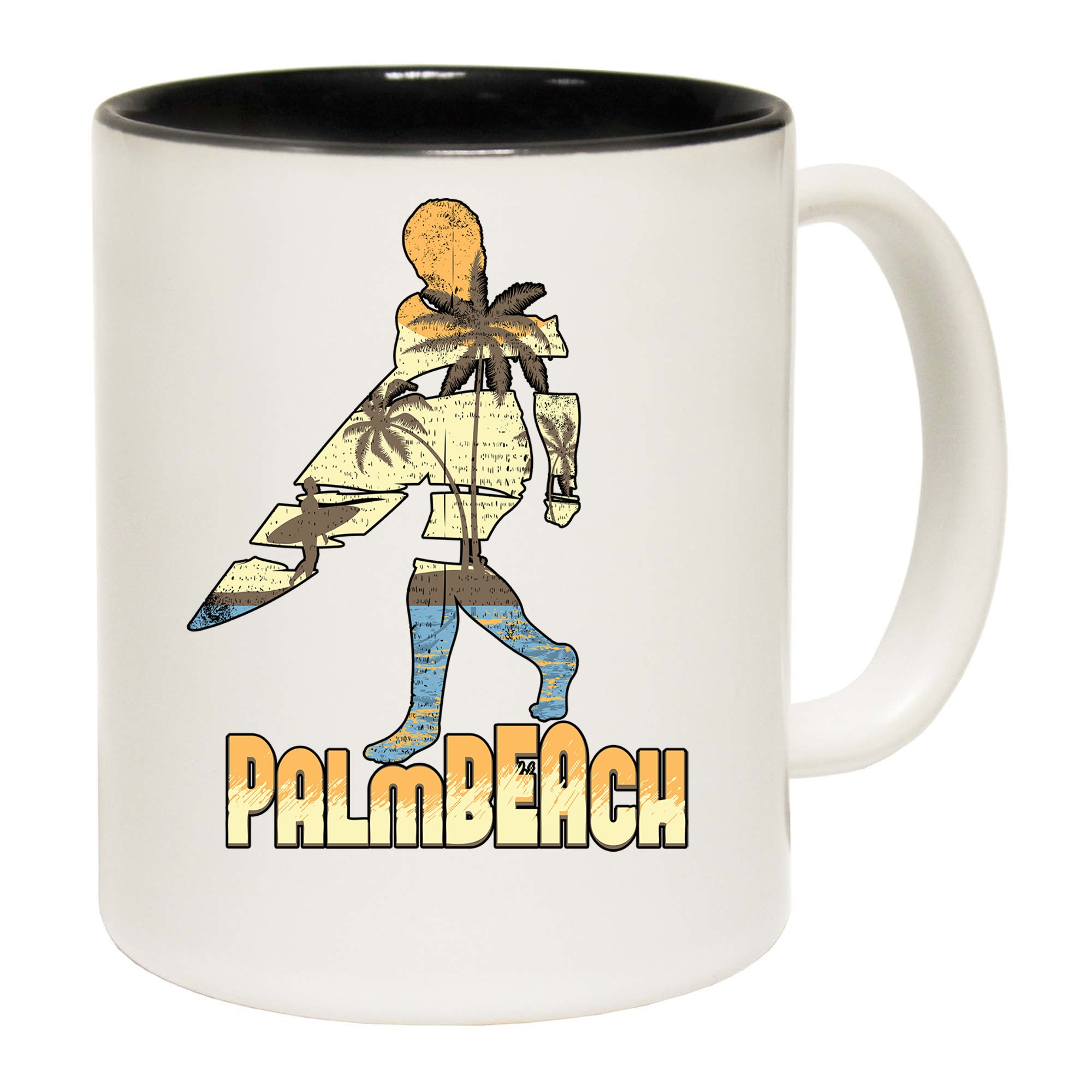Palmbeach Surf Surfing - Funny Coffee Mug
