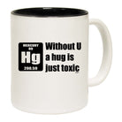 Without U A Hug Is Just Toxic - Funny Coffee Mug