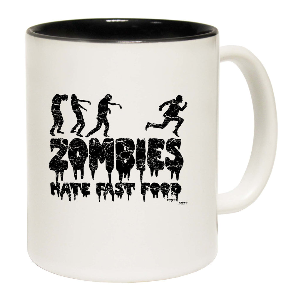 Zombies Hate Fast Food - Funny Coffee Mug