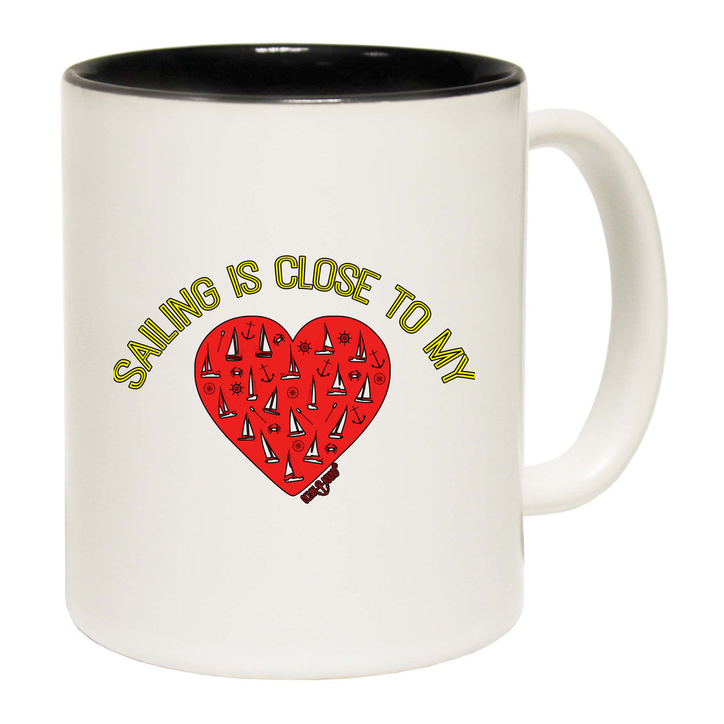 Ob Sailing Is Close To My Heart - Funny Coffee Mug