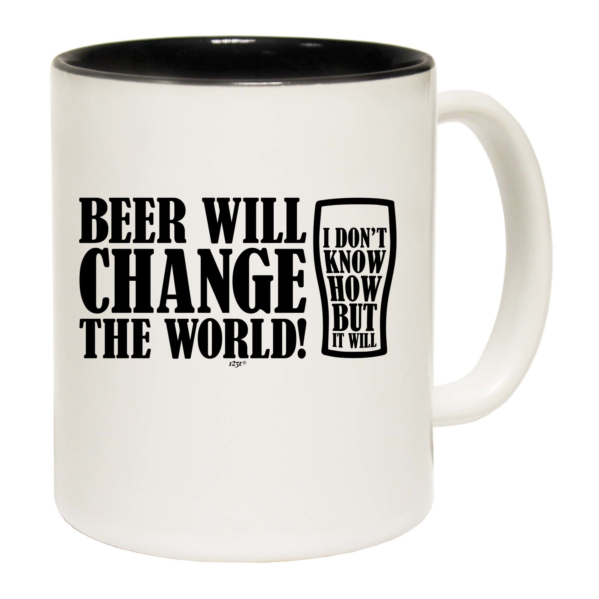 Beer Will Change The World - Funny Coffee Mug Cup
