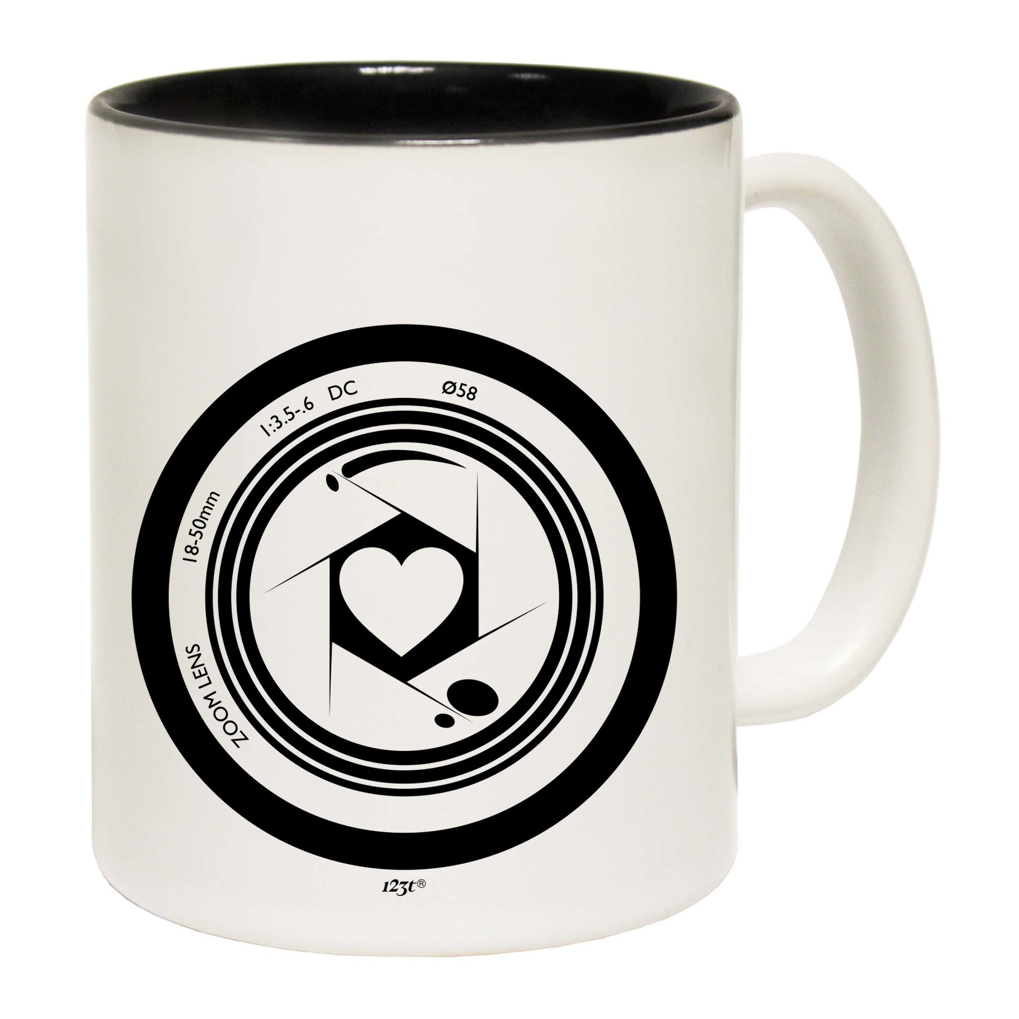Camera Heart - Funny Coffee Mug Cup