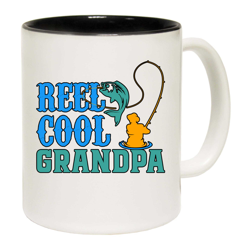 Reel Cool Grandpa Fishing Fish - Funny Coffee Mug