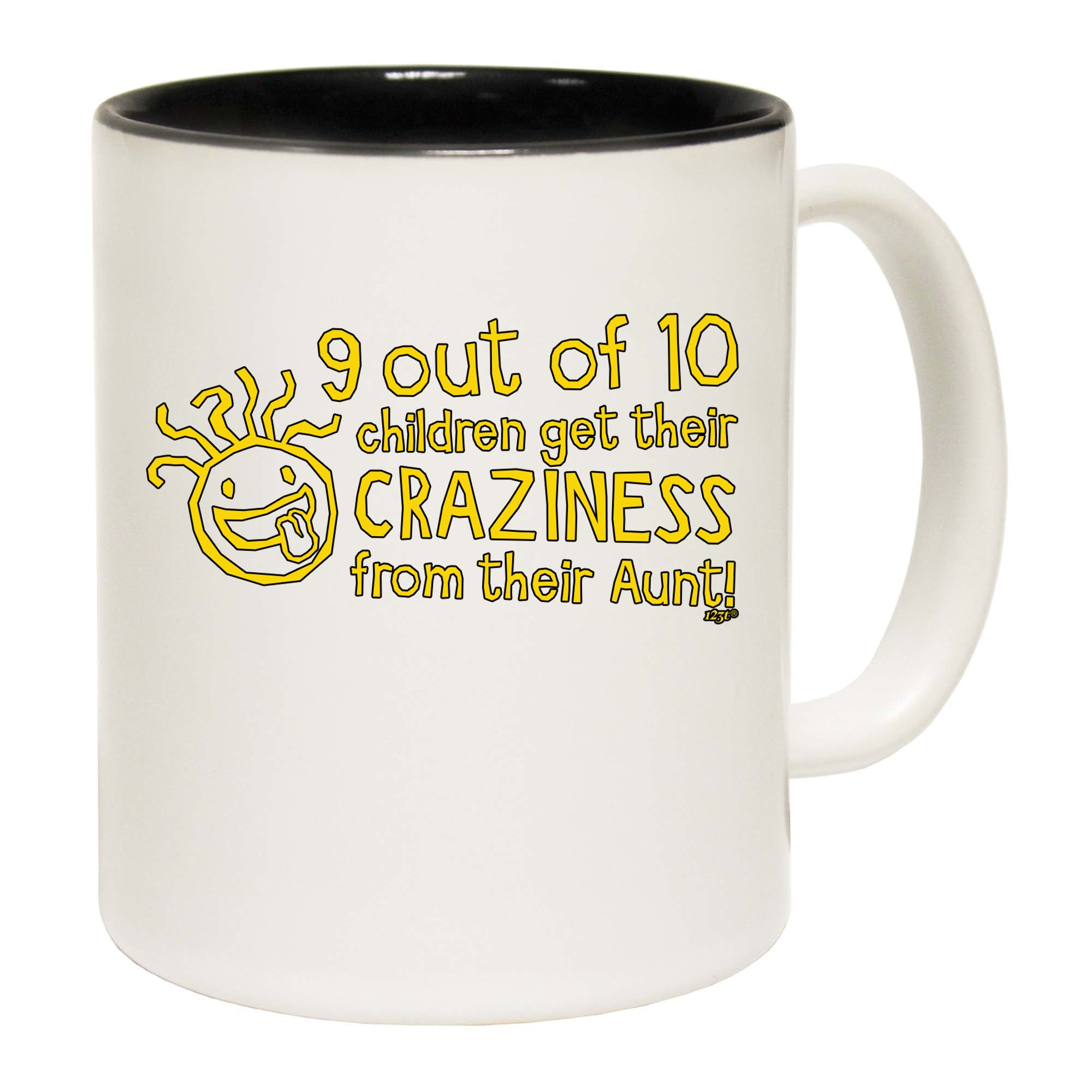 Aunt 9 Out Of 10 Children Craziness - Funny Coffee Mug Cup