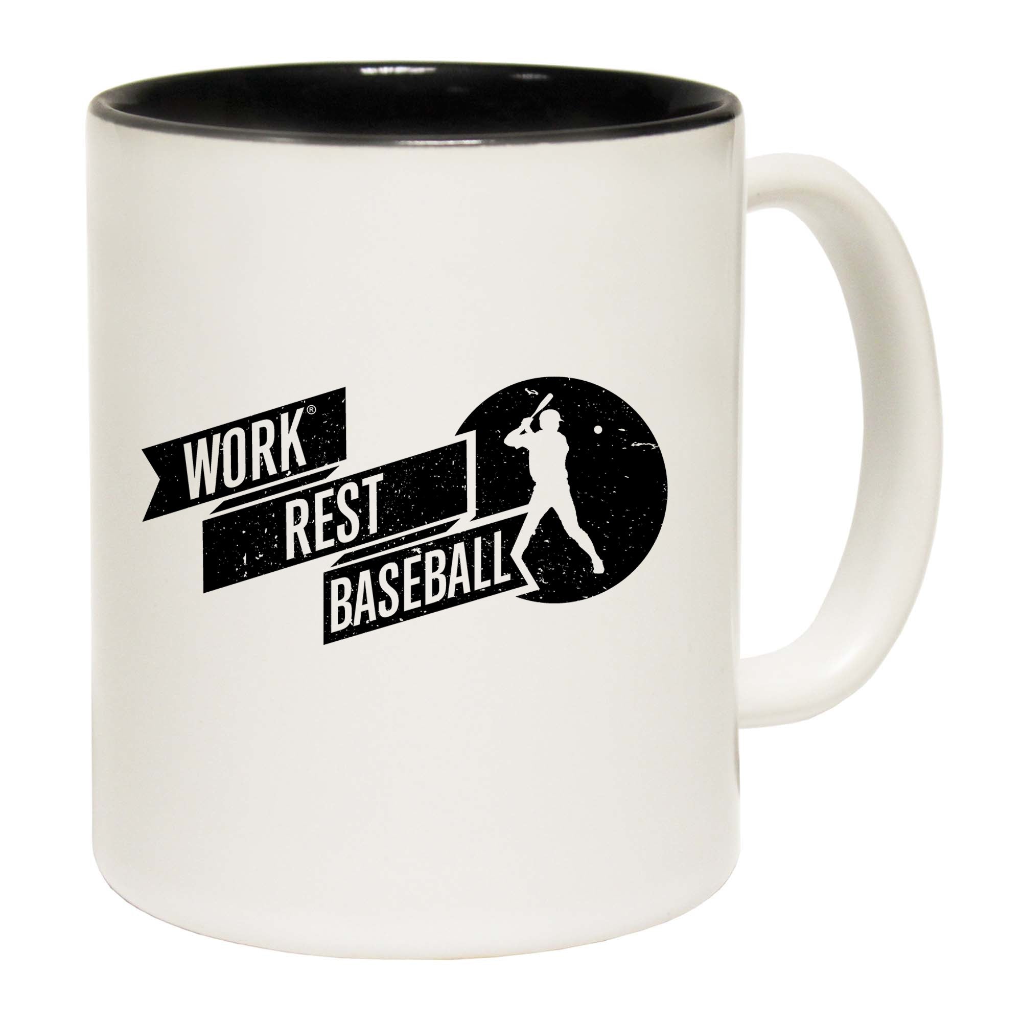 Work Rest Baseball - Funny Coffee Mug