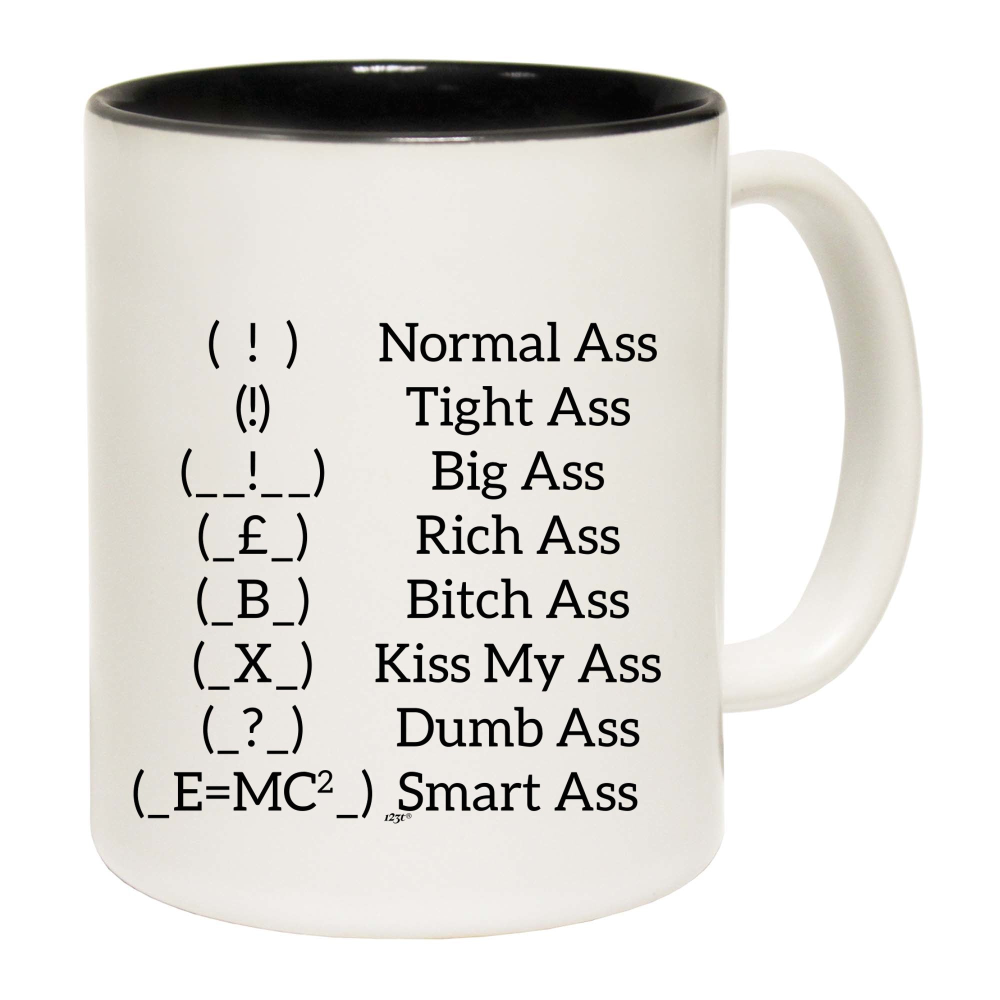 Ass Types - Funny Coffee Mug Cup