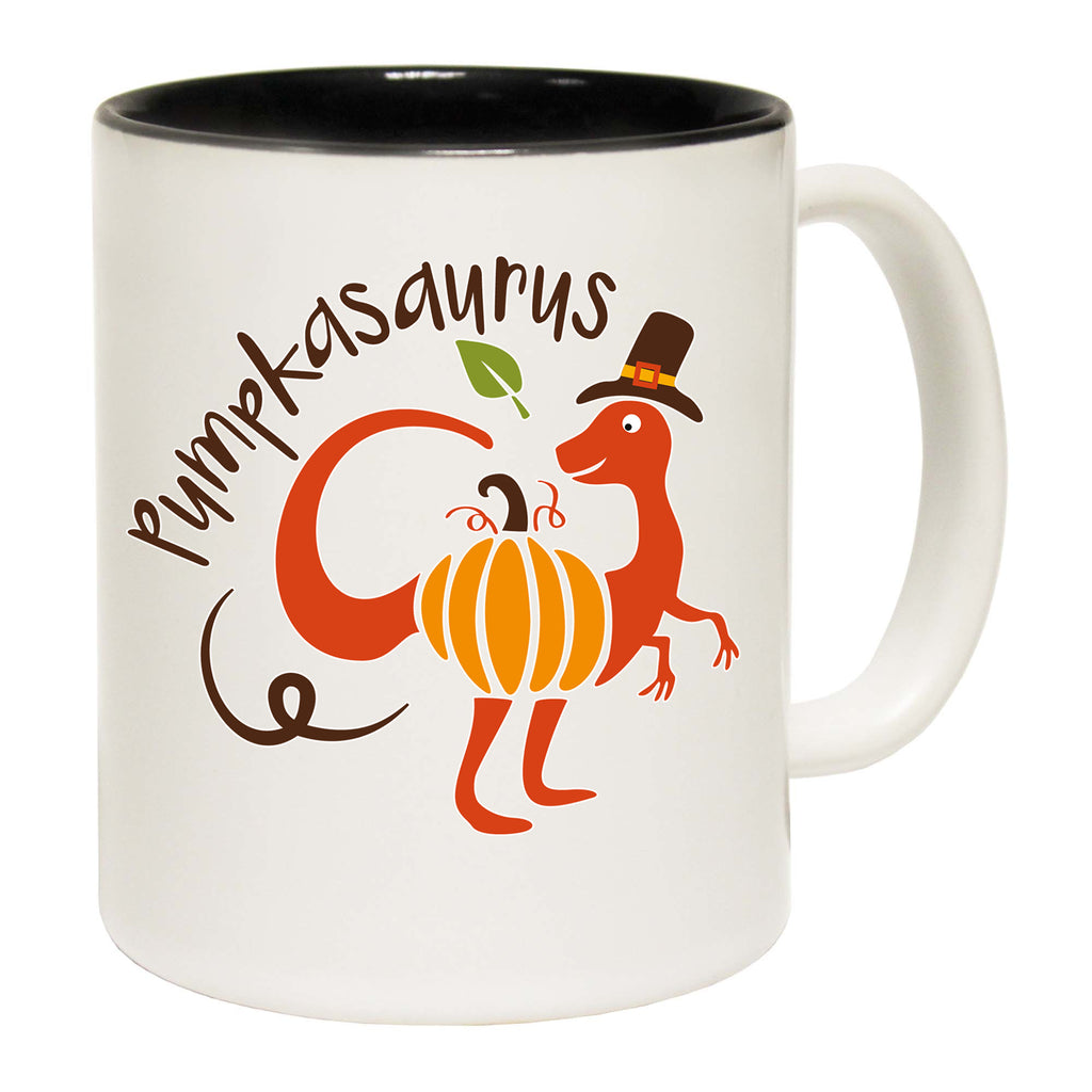 Pumpkasaurus Dinosaur Dino Pumkin Halloween - Funny Coffee Mug