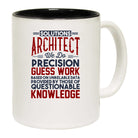 Solutions Architect We Do Precision Guess Work - Funny Coffee Mug