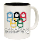 Canadian Drinking Team Rings - Funny Coffee Mug Cup