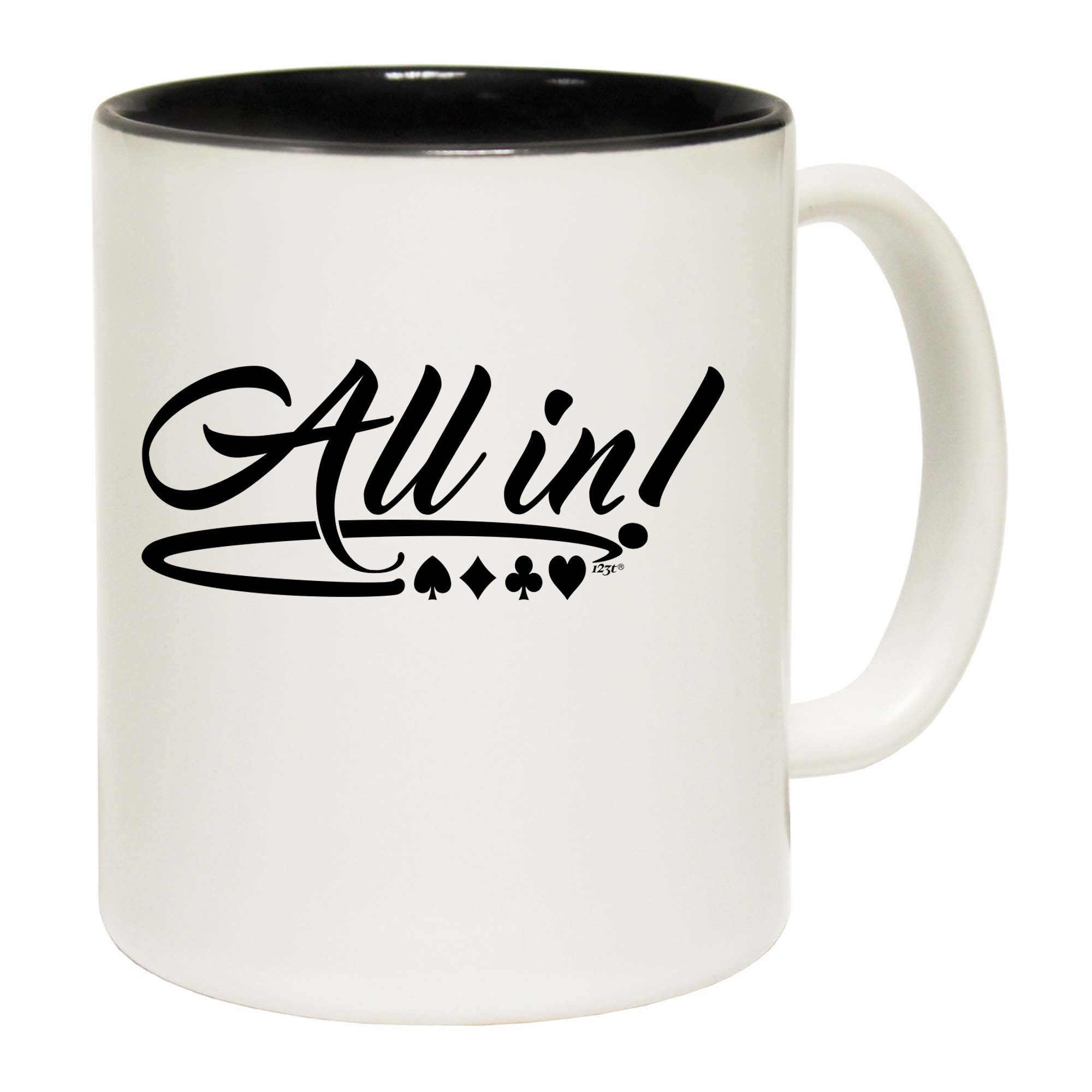 All In Poker Cards Gambling - Funny Coffee Mug Cup
