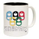 French Drinking Team Rings - Funny Coffee Mug Cup