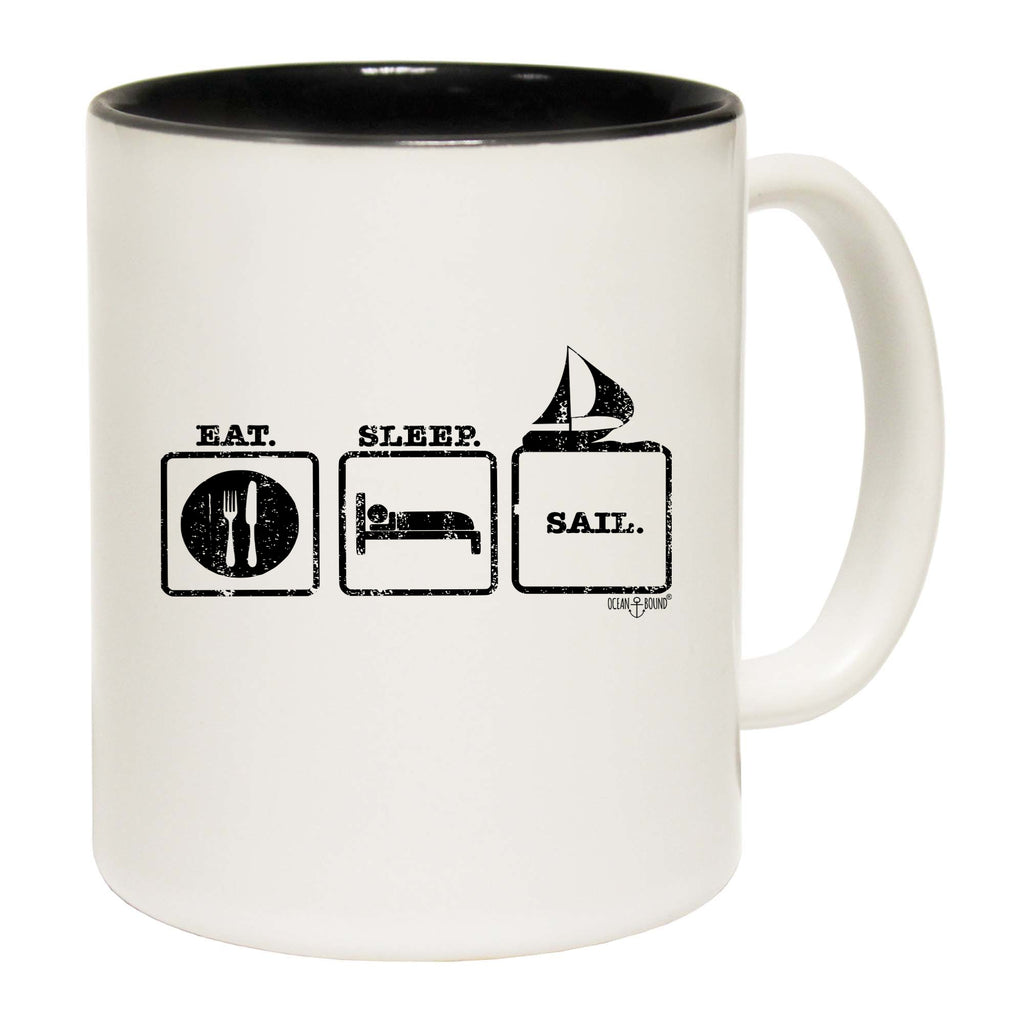 Ob Eat Sleep Sail - Funny Coffee Mug