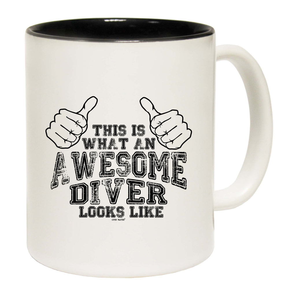 Ow This Is Awesome Diver - Funny Coffee Mug