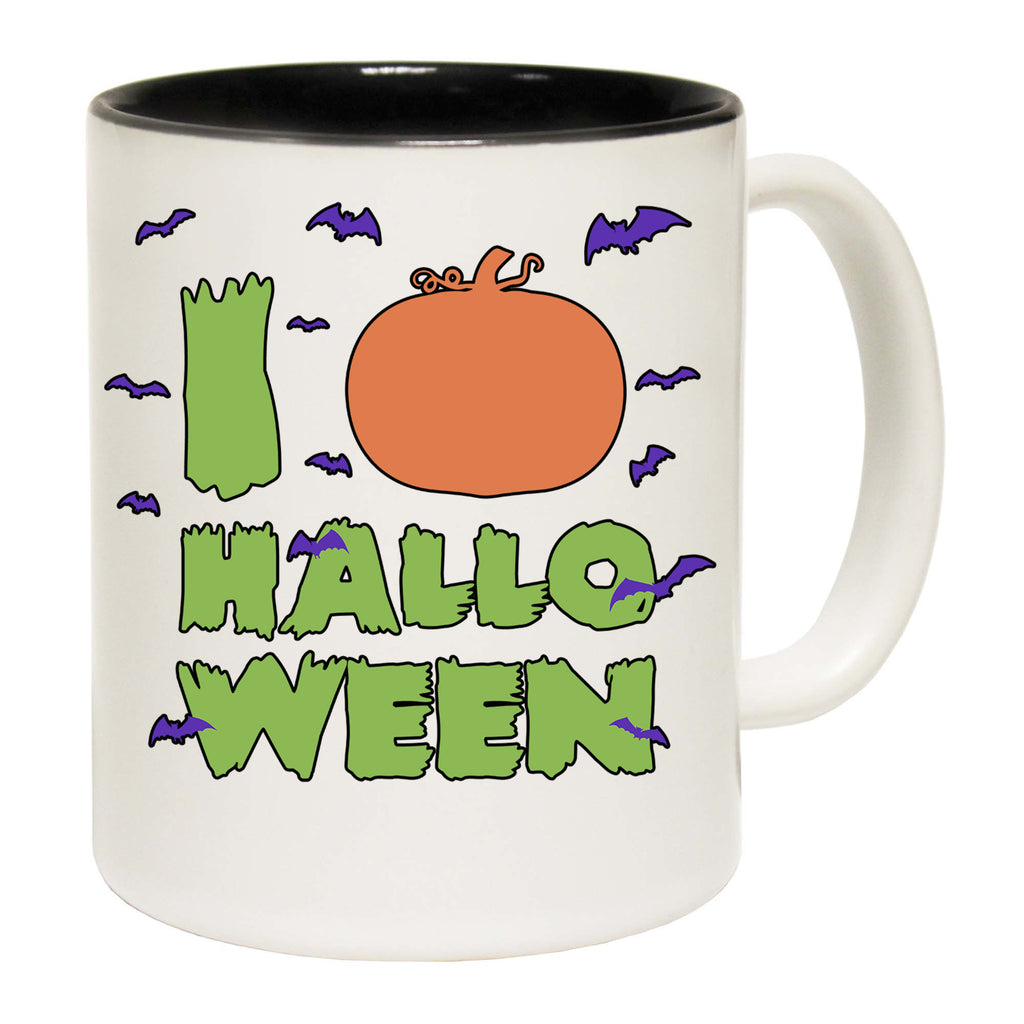I Love Halloween Pumpkin - Funny Coffee Mug