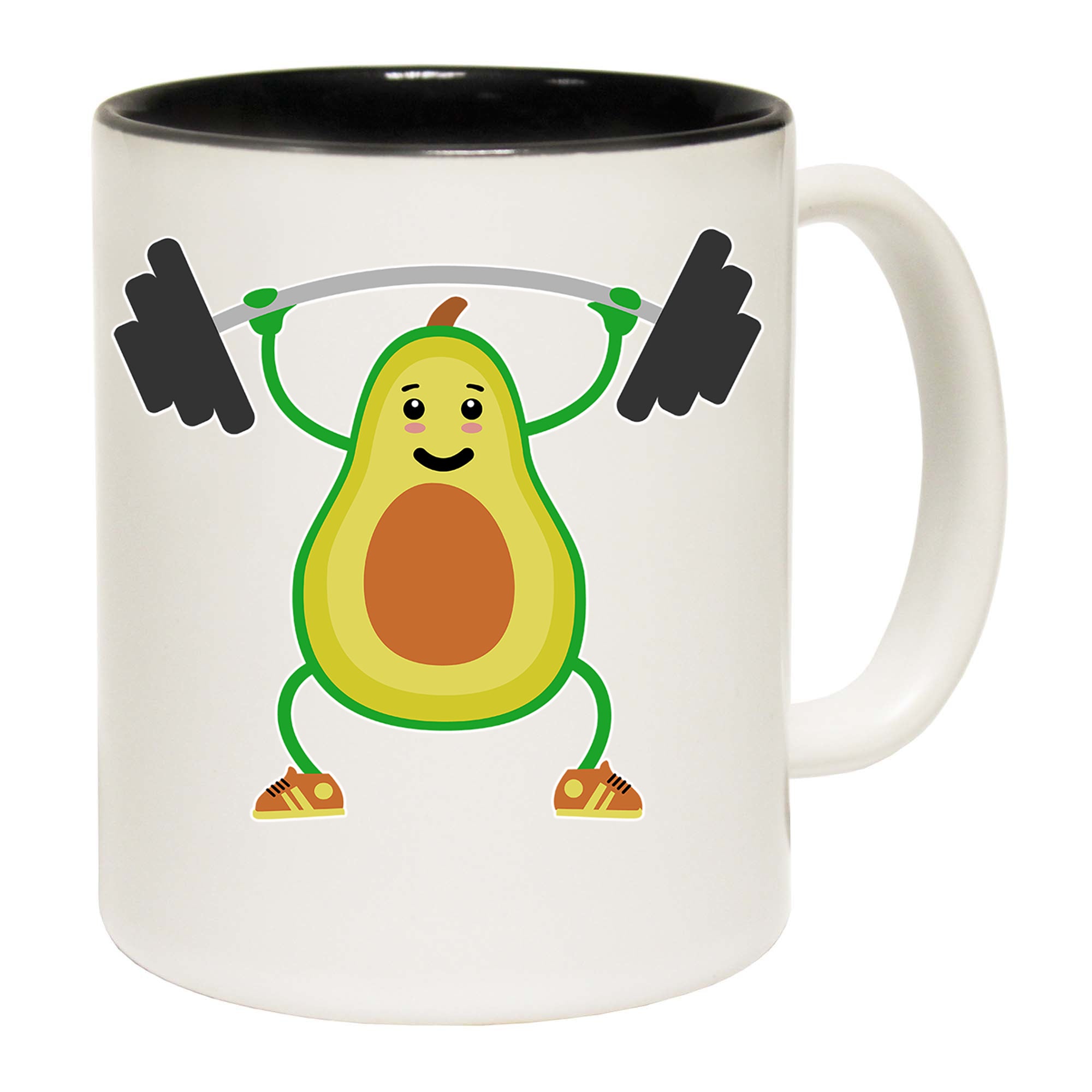 Avocado Strength Weights Vegan - Funny Coffee Mug