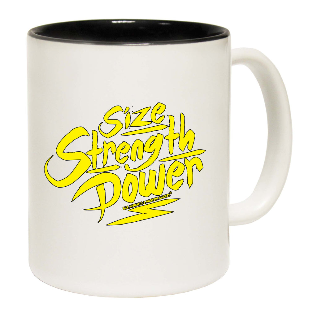 Swps Size Strength Power - Funny Coffee Mug