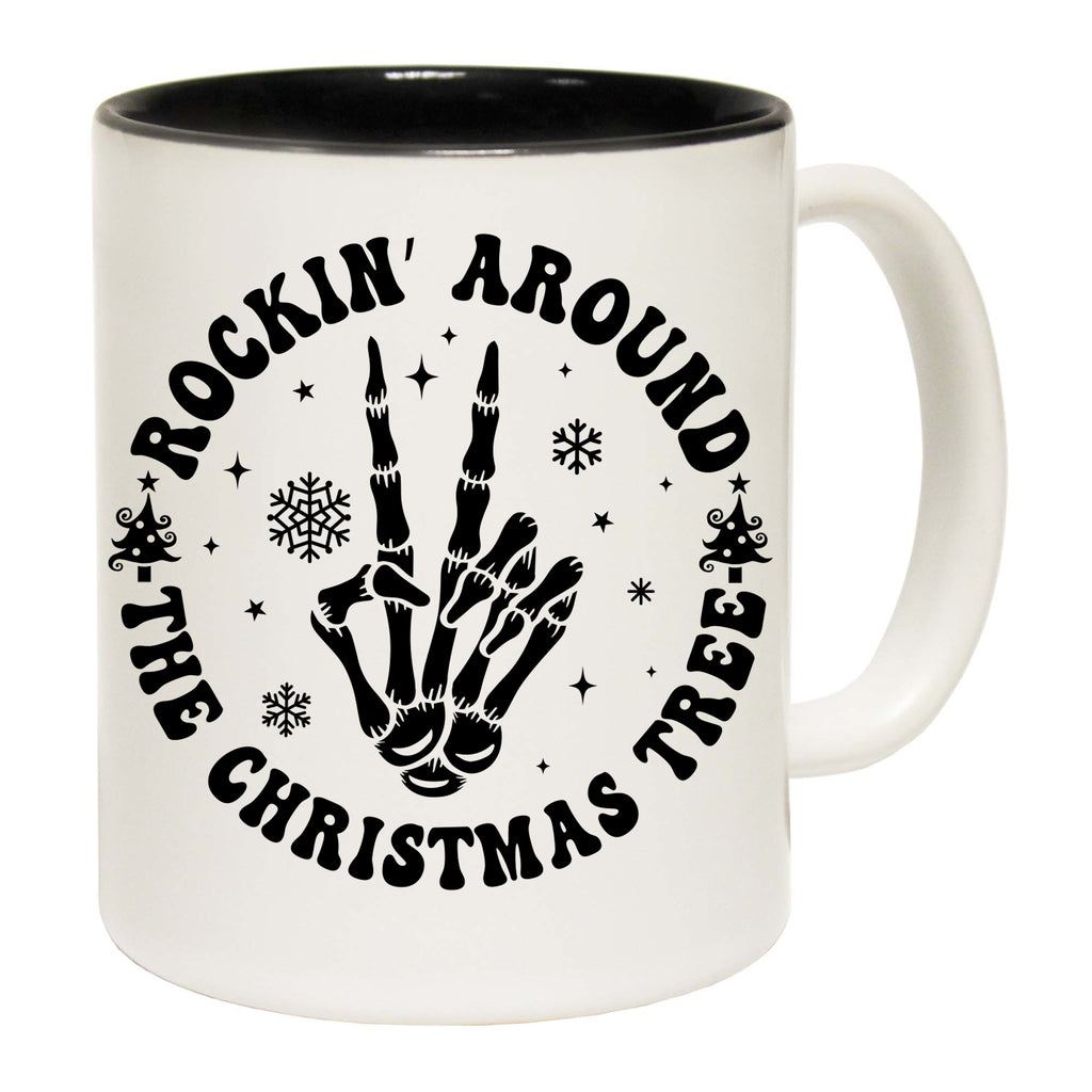 Christmas Rockin Around The Xmas Tree - Funny Coffee Mug