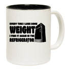 Every Time Lose Some Weight Refrigerator - Funny Coffee Mug Cup