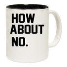 How About No - Funny Coffee Mug
