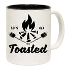 Lets Get Toasted Marshmallows Camping Campfire - Funny Coffee Mug