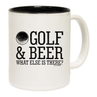 Oob Golf And Beer What Else Is There - Funny Coffee Mug