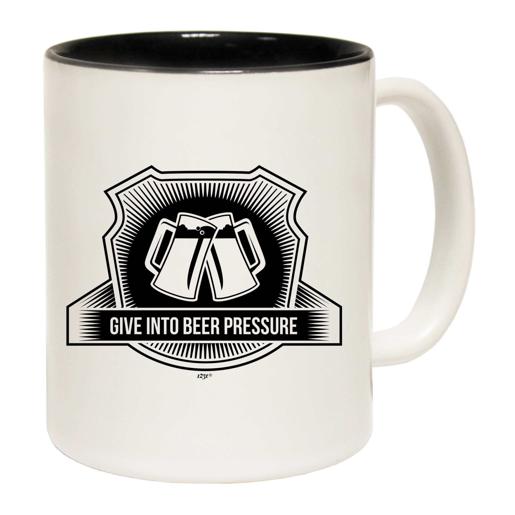 Give In To Beer Pressure - Funny Coffee Mug Cup