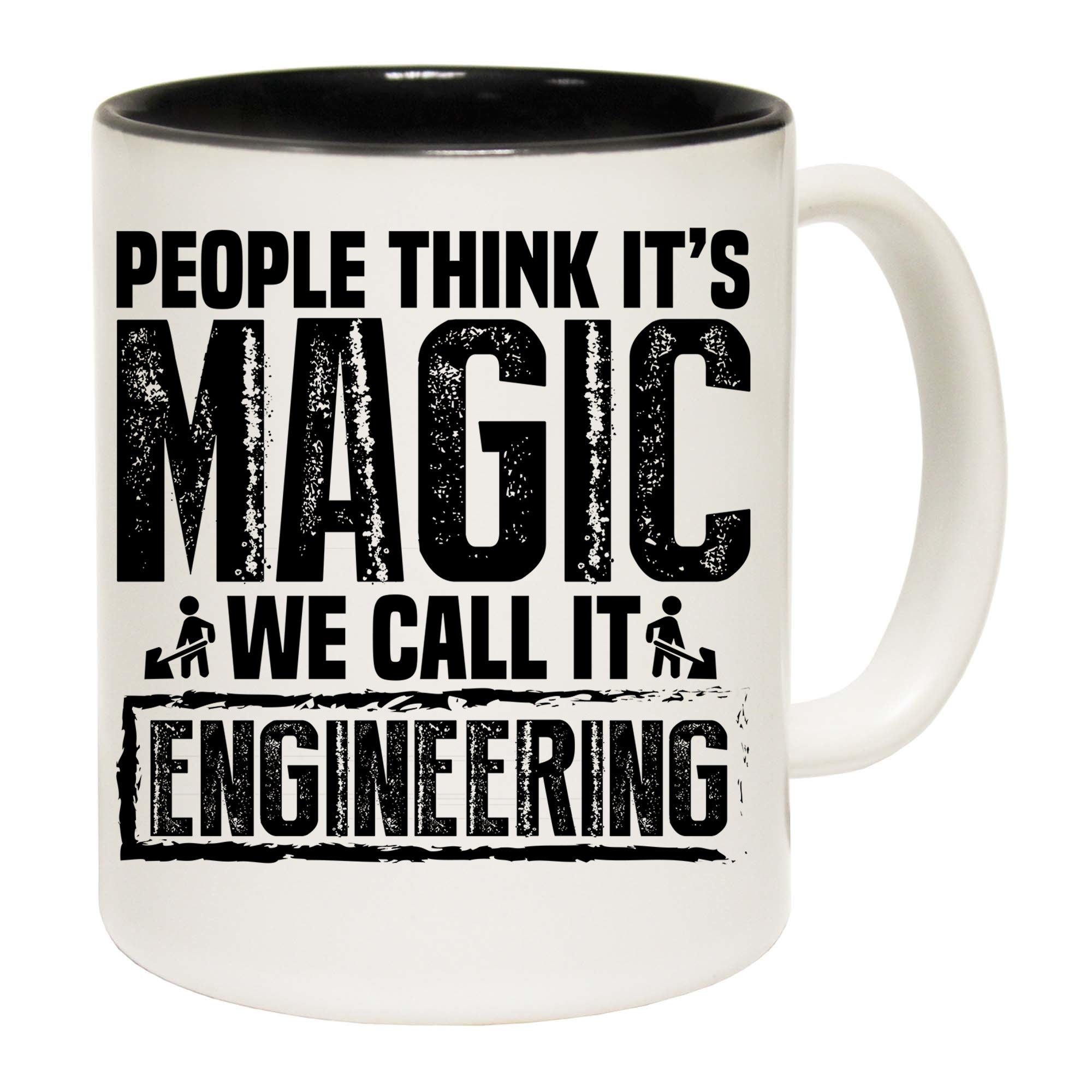 People Think Magic We Call It Engineering - Funny Coffee Mug