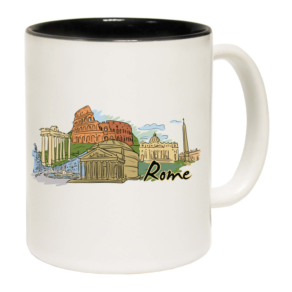 Rome Italy Country Flag Destinatlon - Funny Coffee Mug