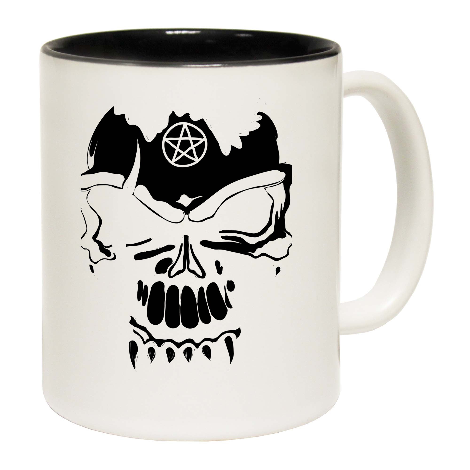 Skull Pentagram Fashion - Funny Coffee Mug