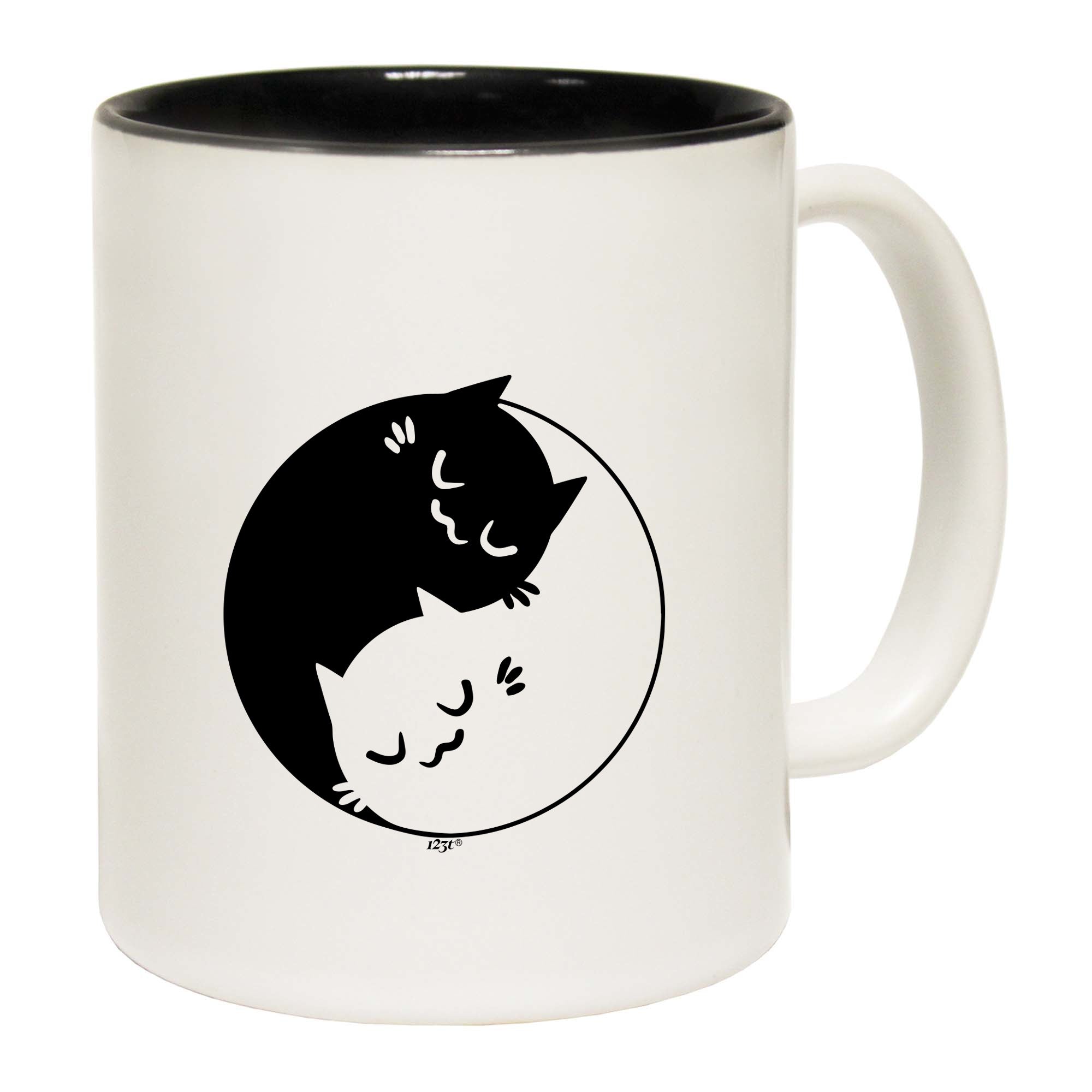 Yin Yang Cat - Funny Coffee Mug