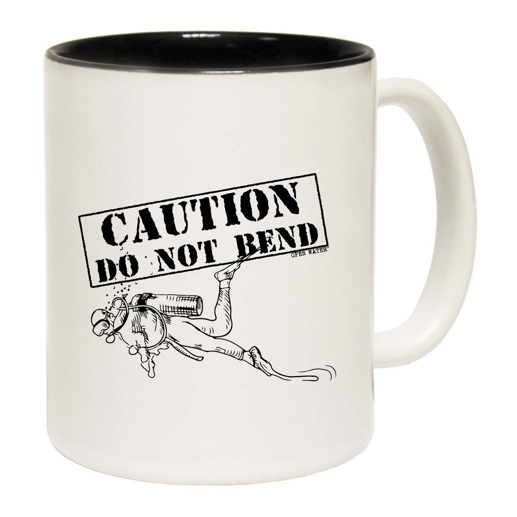 Ow Caution Do Not Bend - Funny Coffee Mug