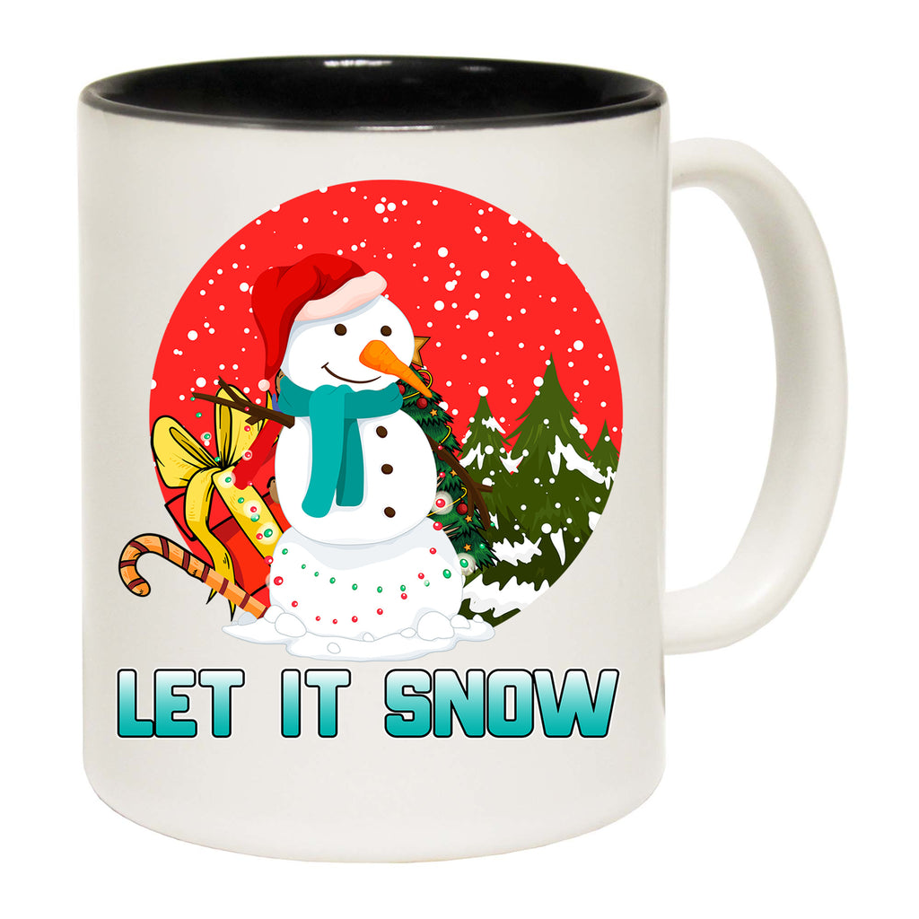 Let It Snow Frosty The Snowman Christmas Xmas - Funny Coffee Mug