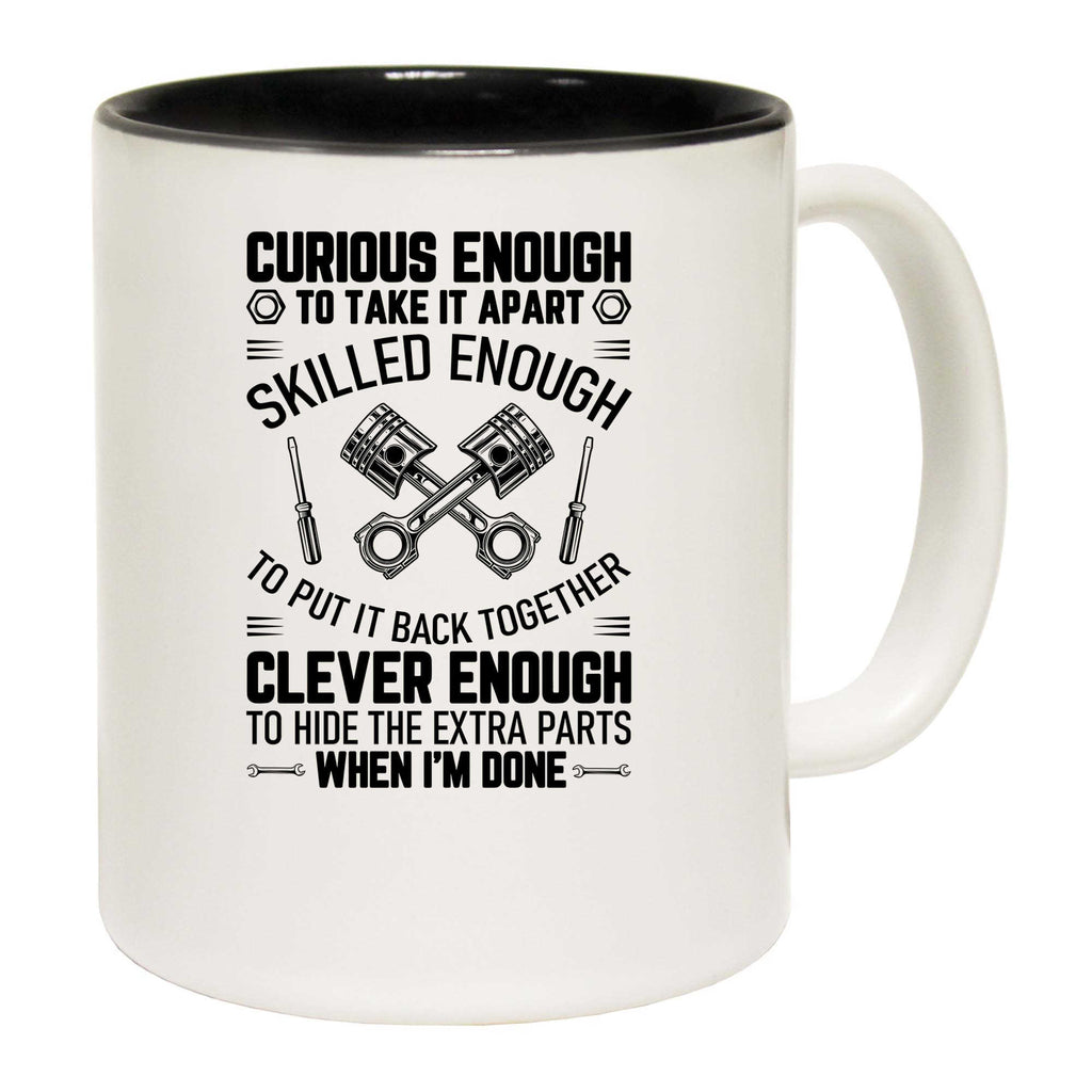 Curious Skilled And Clever Funny Car Auto Truck Mechanic - Funny Coffee Mug