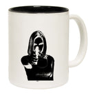 Girl Shooting Blond Gangster - Funny Coffee Mug Cup