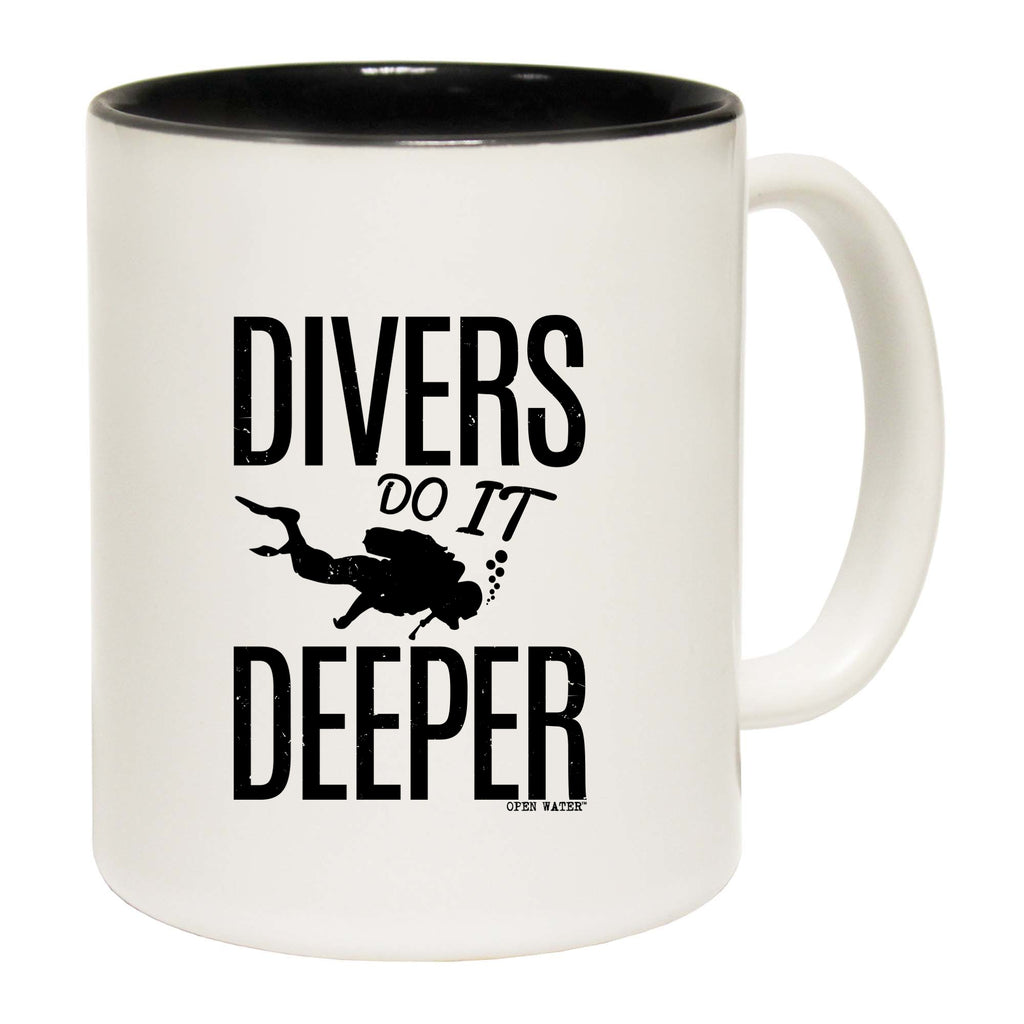Ow Divers Do It Deeper - Funny Coffee Mug