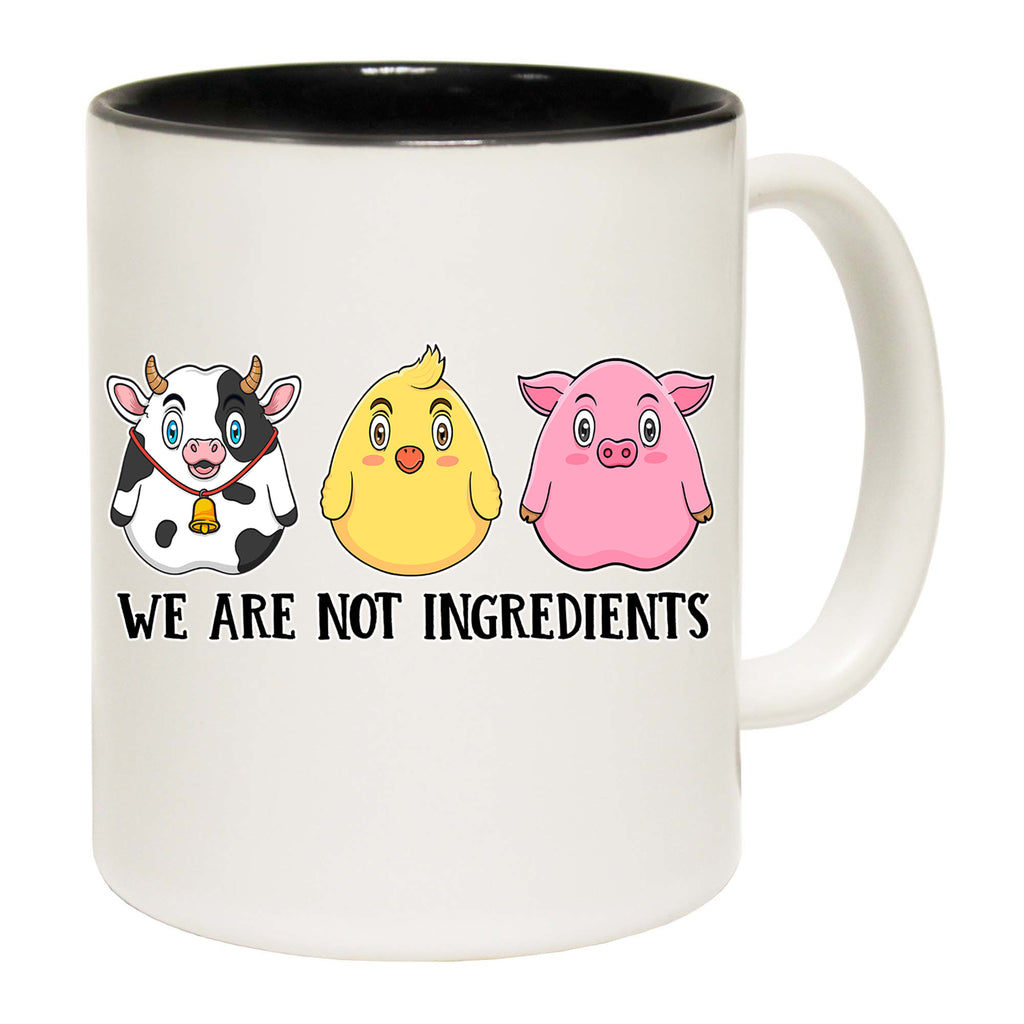 We Are Not Ingredients Vegan Food - Funny Coffee Mug