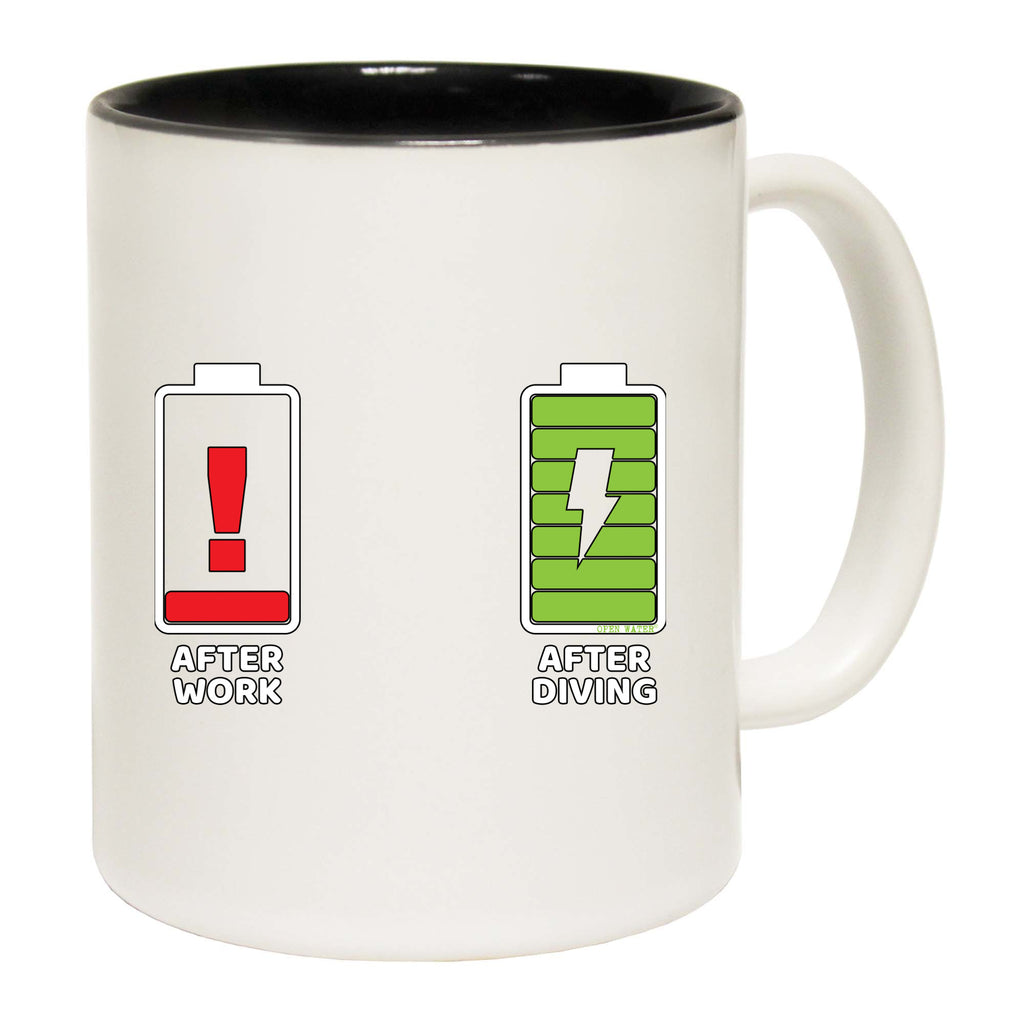 Ow After Diving - Funny Coffee Mug