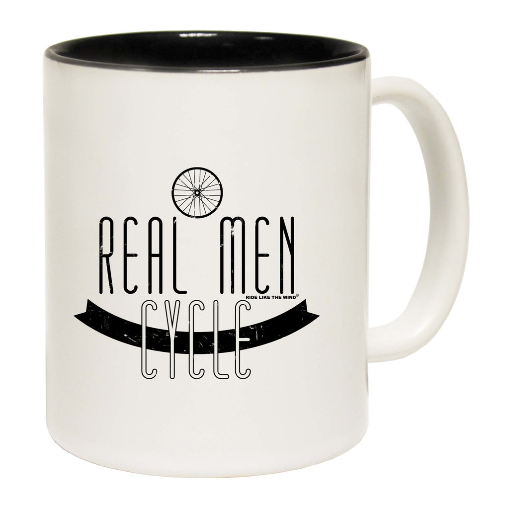 Rltw Real Men Cycle - Funny Coffee Mug