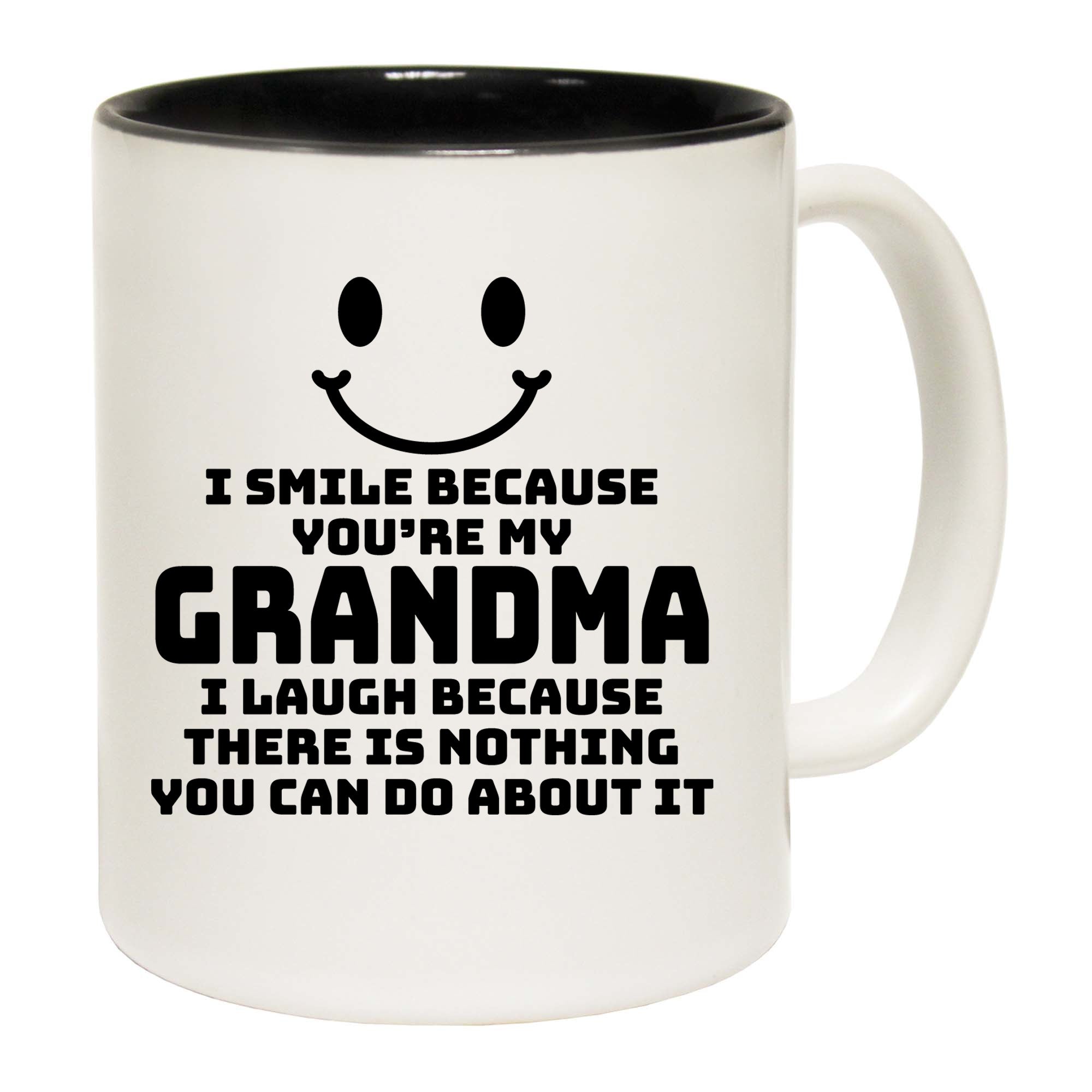 I Smile Because Youre My Grandma - Funny Coffee Mug