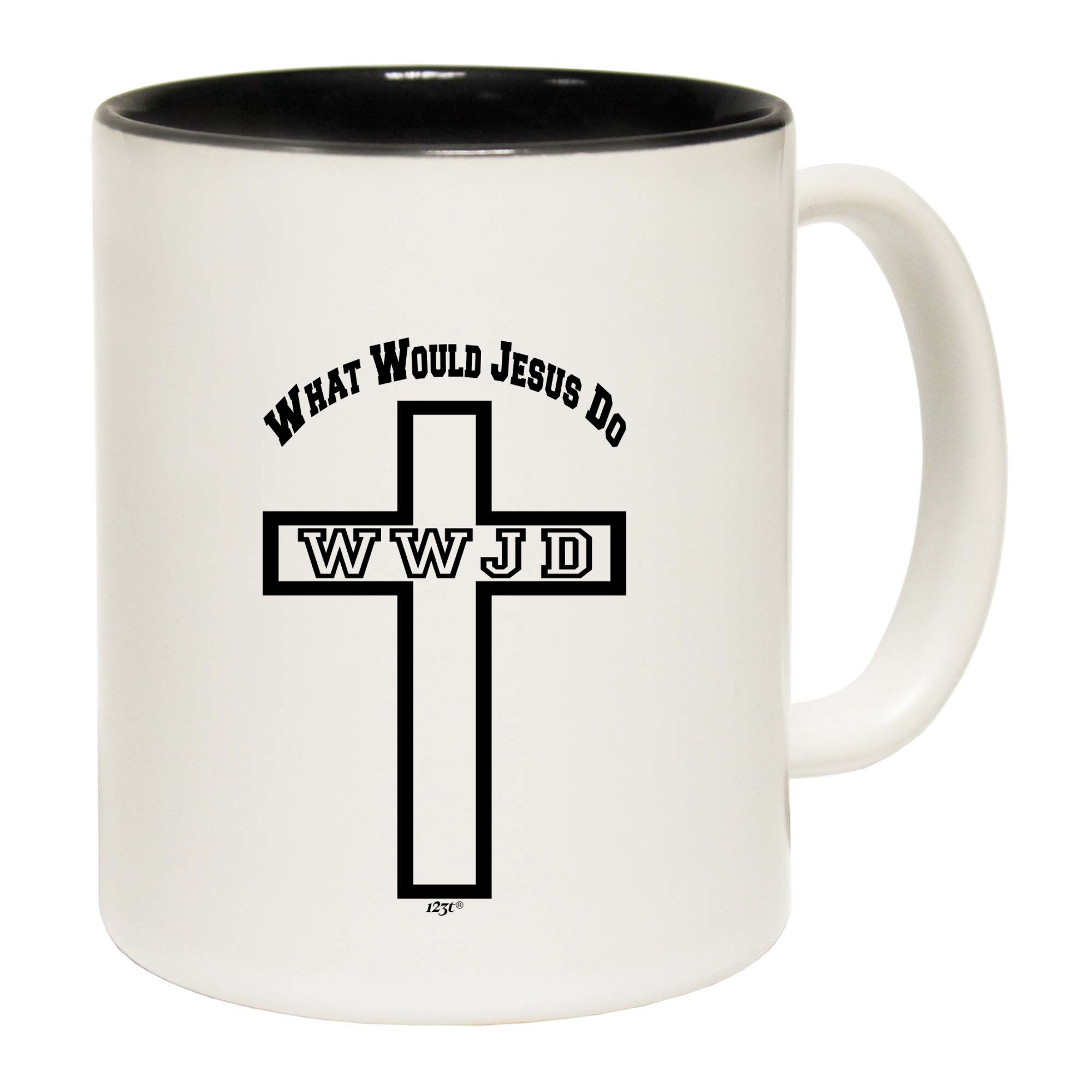 What Would Jesus Do Cross - Funny Coffee Mug