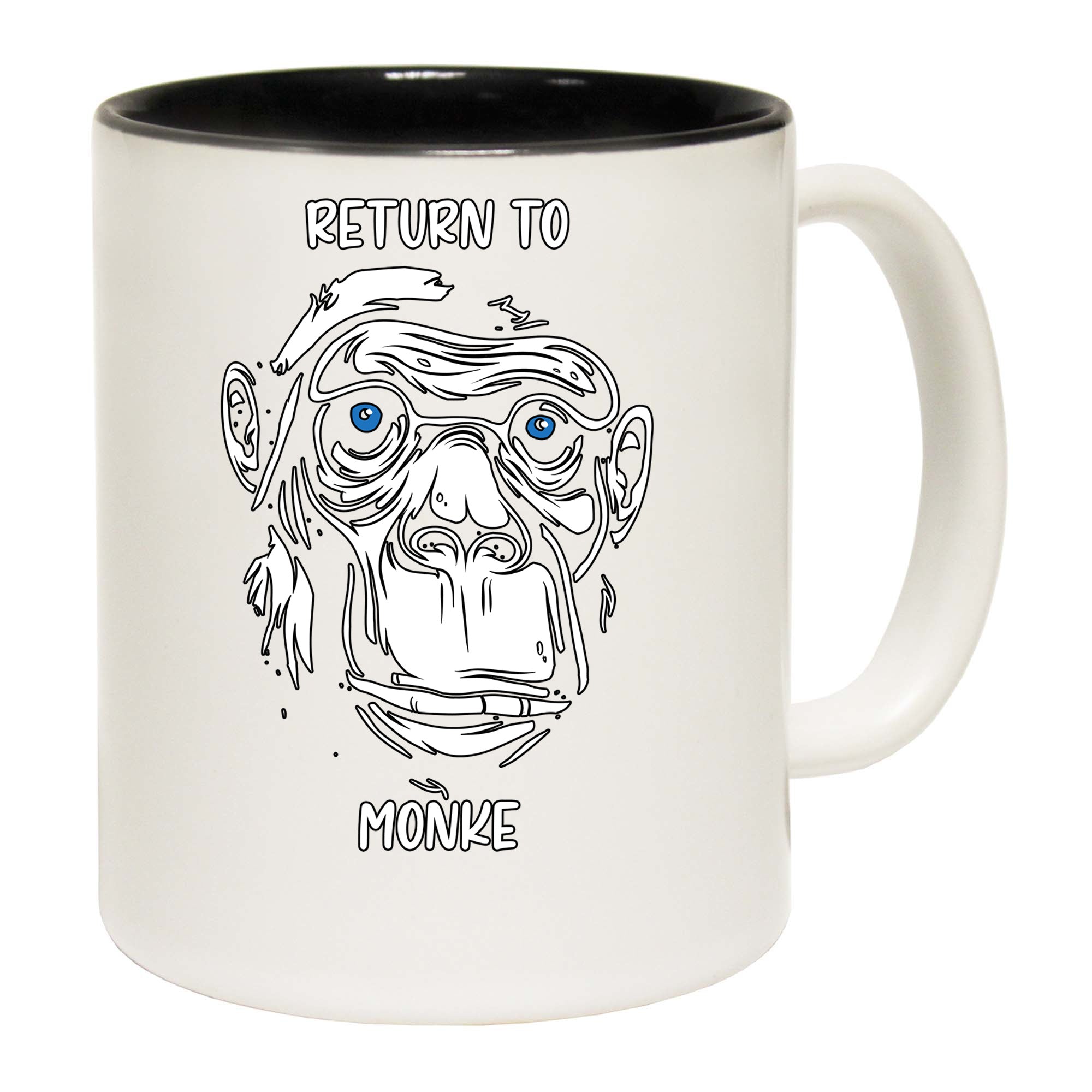 Return To Monke - Funny Coffee Mug