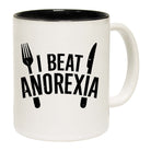 I Beat Anorexia - Funny Coffee Mug