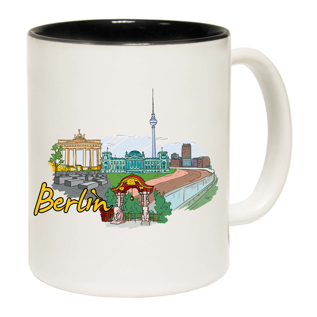 Berlin Germany Country Flag Destination - Funny Coffee Mug