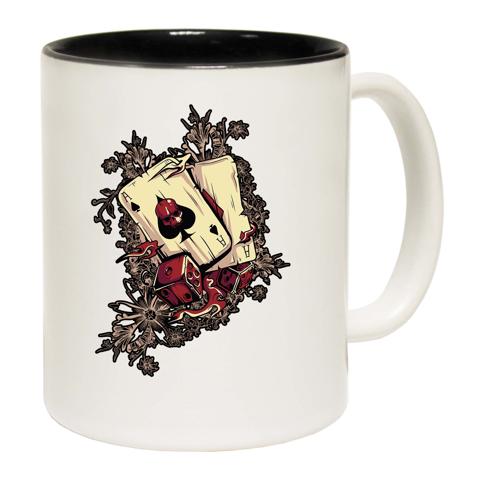 Pocket Aces Bullets Texas Holem Poker - Funny Coffee Mug