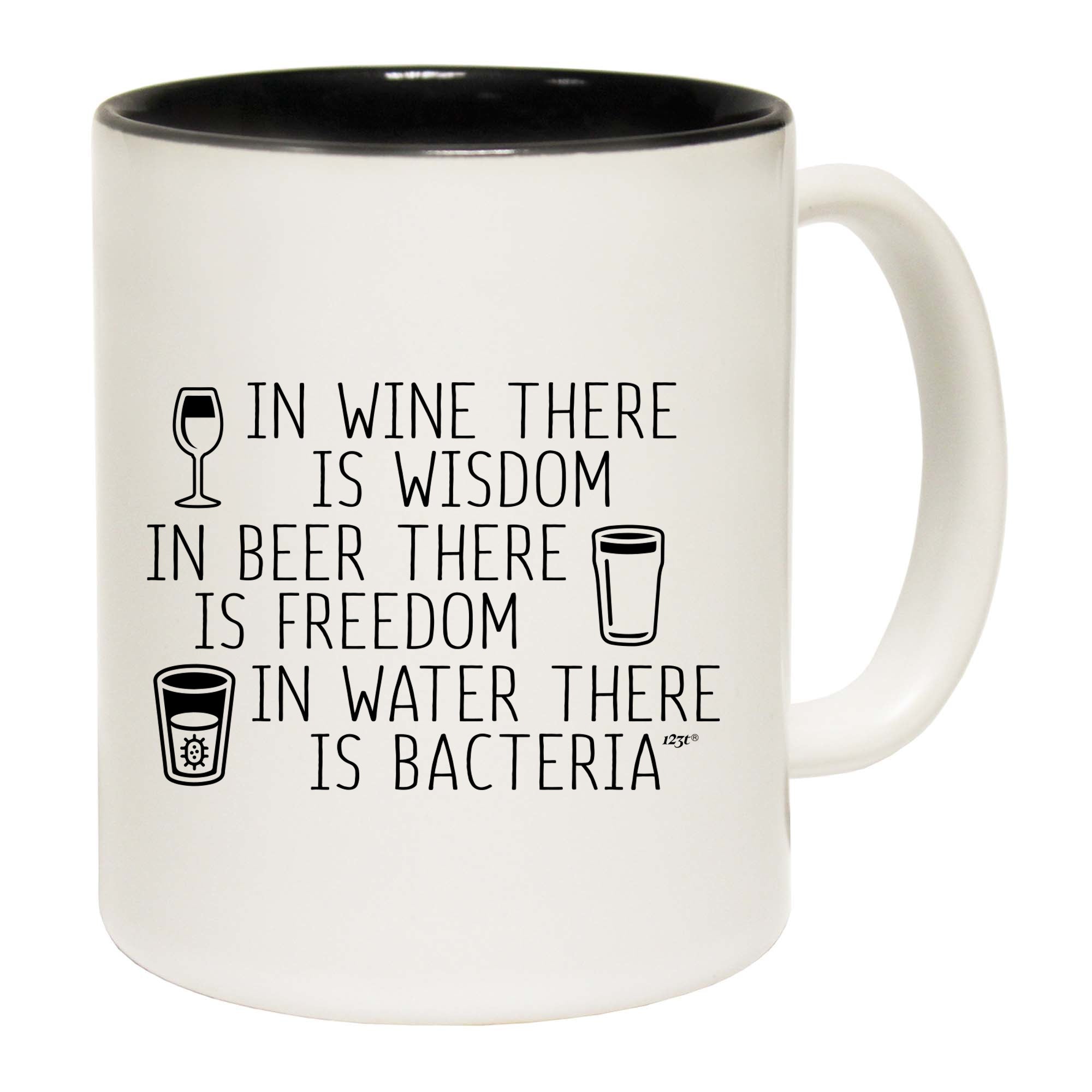 In Wine There Is Wisdom - Funny Coffee Mug Cup