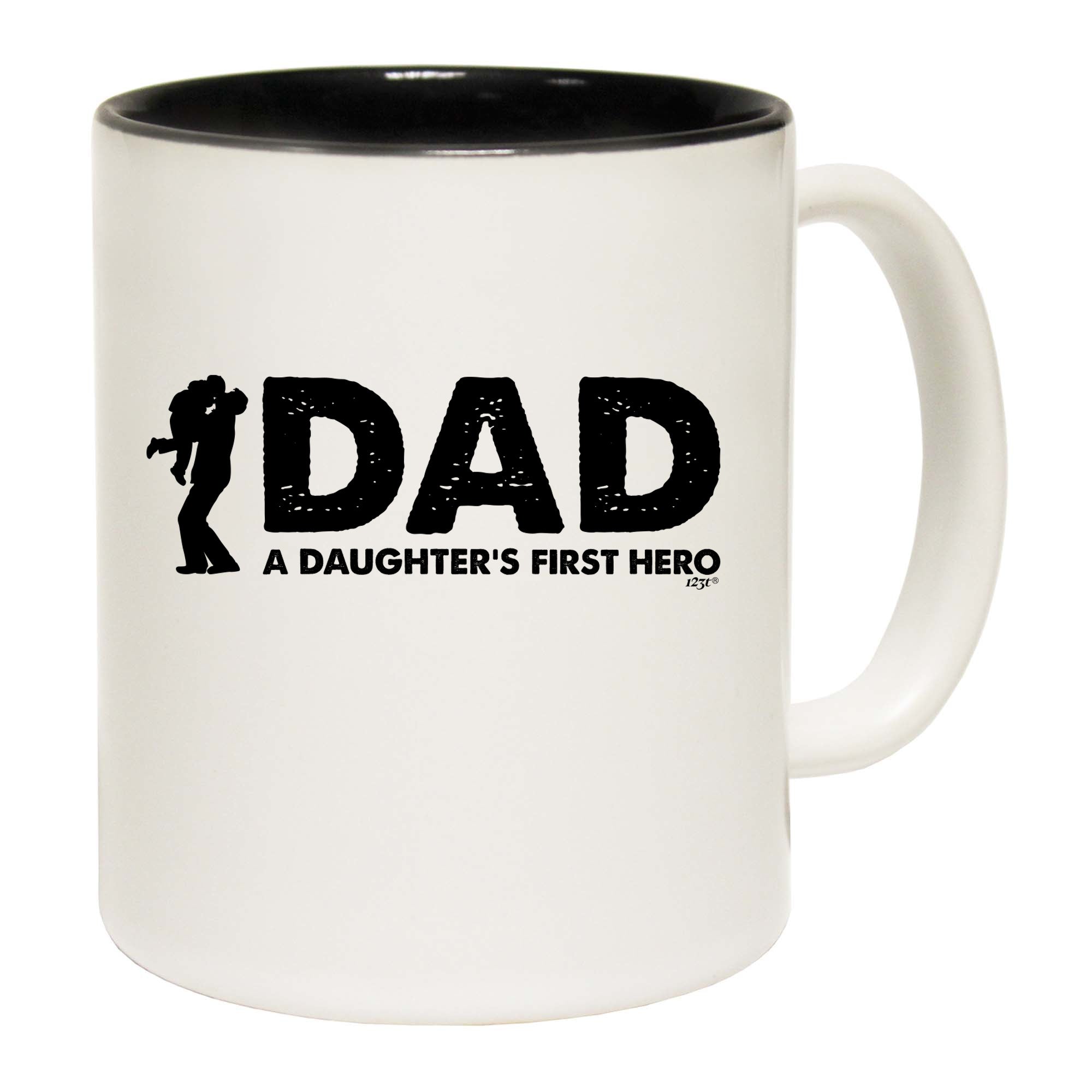 Dad A Daughters First Hero - Funny Coffee Mug Cup