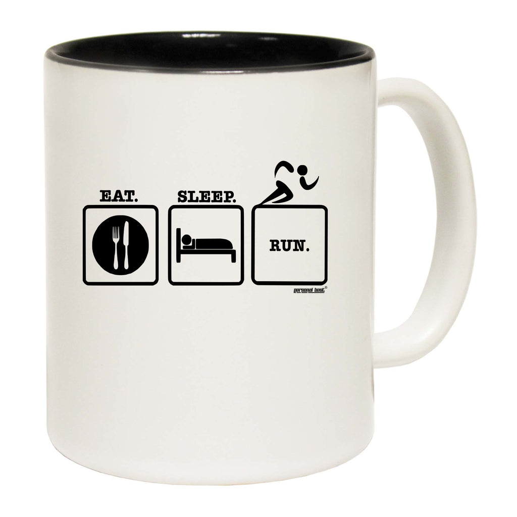 Pb Eat Sleep Run - Funny Coffee Mug
