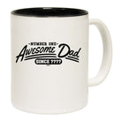 Awesome Dad Since Your Year - Funny Coffee Mug Cup