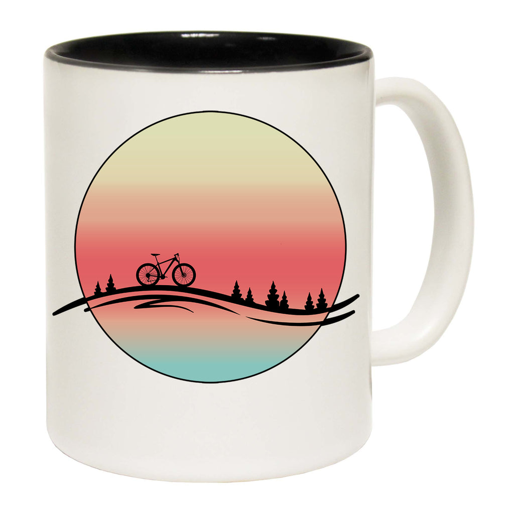 Sunset Riding Cycling Bicycle Bike - Funny Coffee Mug