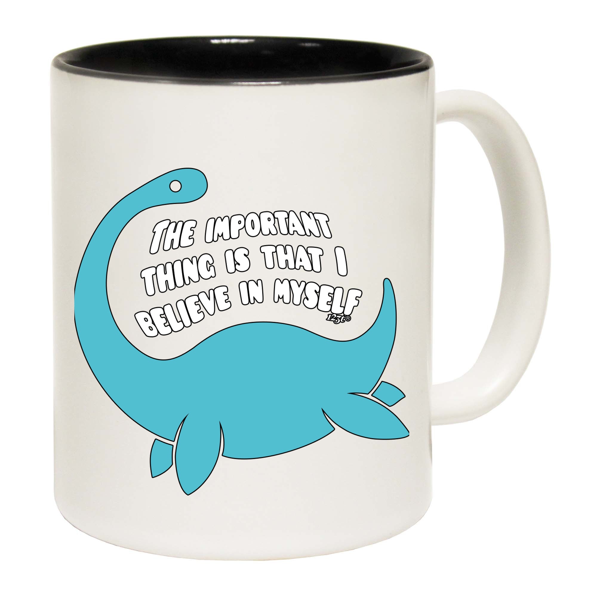 Believe In Myself Dinosaur - Funny Coffee Mug Cup